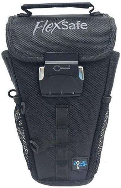 FlexSafe by AquaVault (As Seen on Shark Tank): Anti-Theft Portable Beach Chair Safe and Travel Vault. Packable, Lightweight & Slash Resistant. Use at the Beach, Pool, Waterpark, Cruise Ship, More.