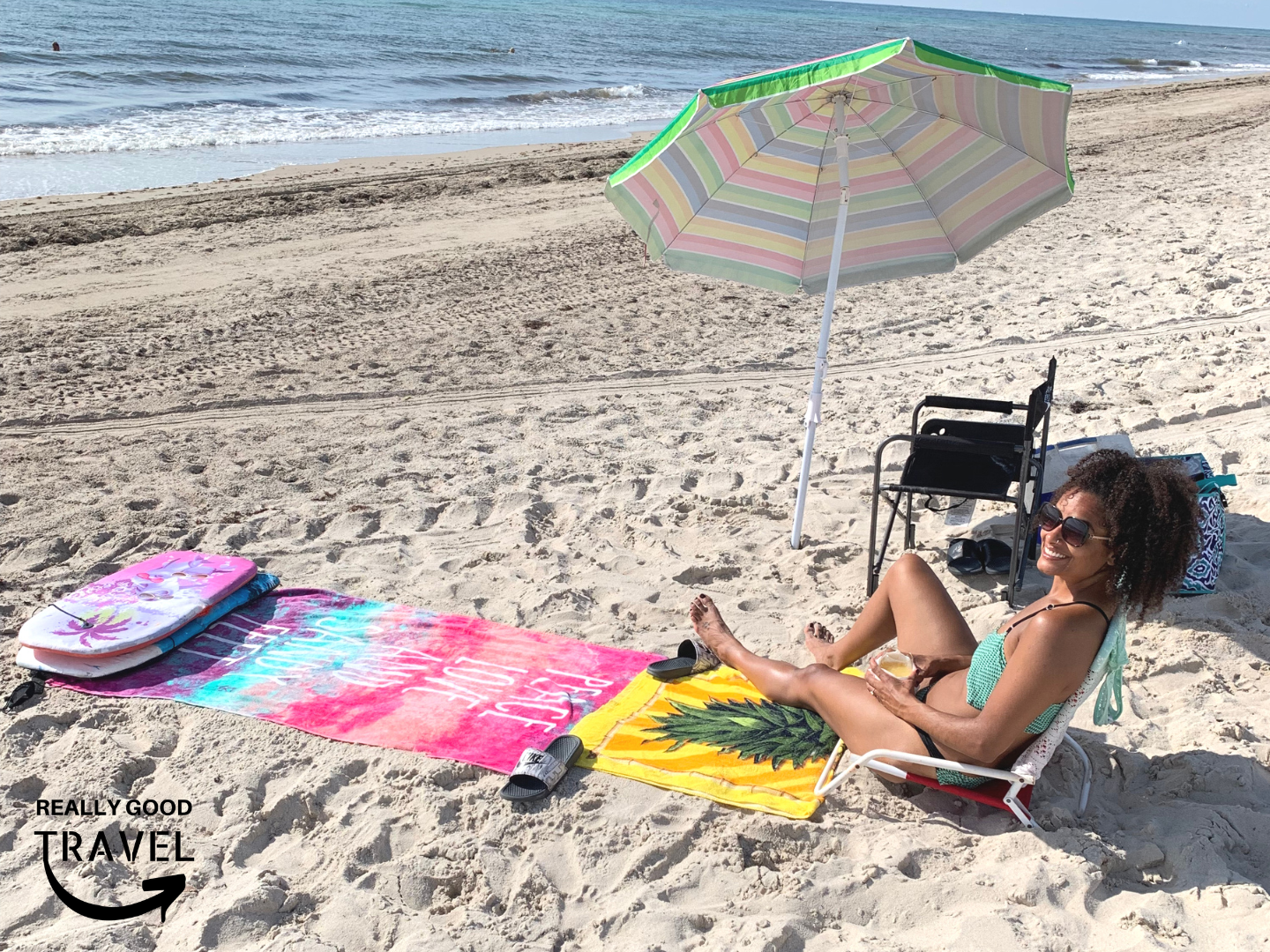 hollywood beach florida girl on beach